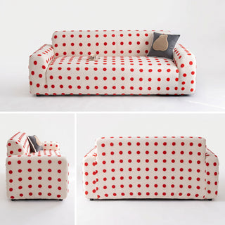 DotPlush Winter Stretch Full-Encasing Sofa Slipcover