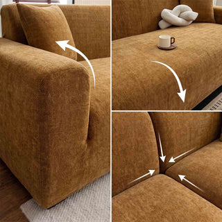 HeritageWeave Herringbone Full-Cover Sofa Slipcover