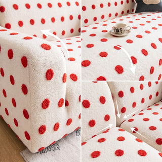 DotPlush Winter Stretch Full-Encasing Sofa Slipcover