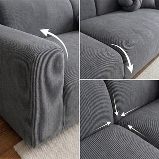 CozyCord Stretch Full-Encasing Corduroy Sofa Slipcover