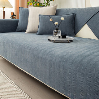Chenille Herringbone Sofa Cover