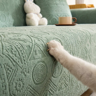BohoPattern Stretch Full-Encasing Sofa Slipcover