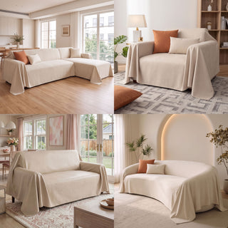 Spill-Resistant & Anti-Slip Sofa/Couch Cover for Pet Owners