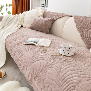 Cotton Leaf Sofa Cover
