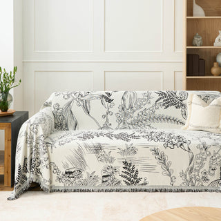 Floral Elegance Sofa Cover