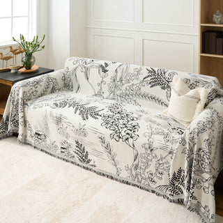 Floral Elegance Sofa Cover