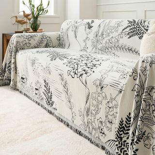 Floral Elegance Sofa Cover