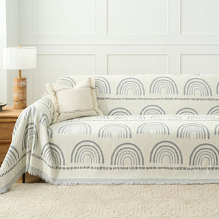 Reversible Mountain Landscape Sofa Cover