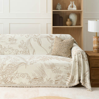 Floral Elegance Sofa Cover