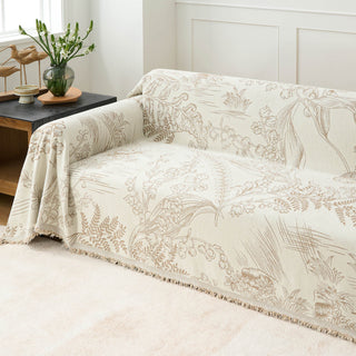 Floral Elegance Sofa Cover