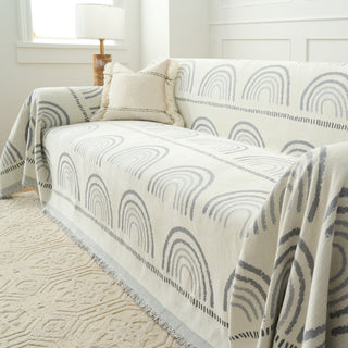 Reversible Mountain Landscape Sofa Cover