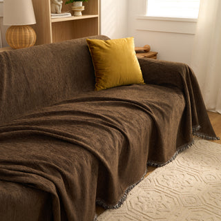 Cozy Luxe Chenille Scratch-Resistant Sofa/Couch Cover