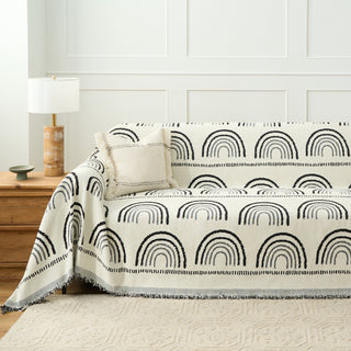 Reversible Mountain Landscape Sofa Cover