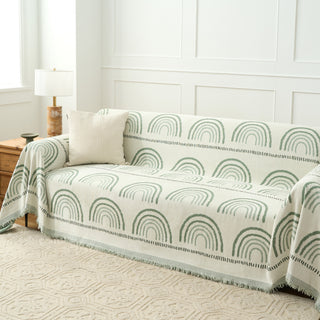 Reversible Mountain Landscape Sofa Cover