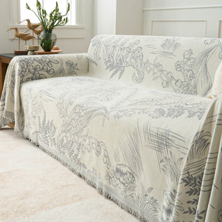 Floral Elegance Sofa Cover