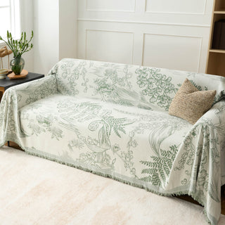 Floral Elegance Sofa Cover