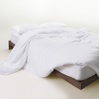 FURRFREE Bamboo Duvet Cover - Pet Hair Repellent for Dogs/Cats Family
