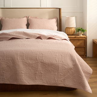 Blush Harmony Quilt Set