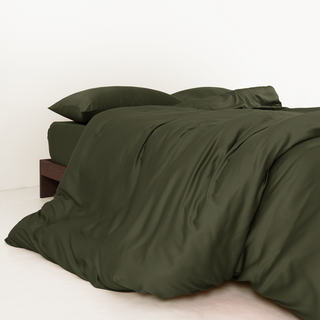 FURRFREE Bamboo Duvet Cover - Pet Hair Repellent for Dogs/Cats Family