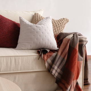 Quilted Throw Pillow Cover Set