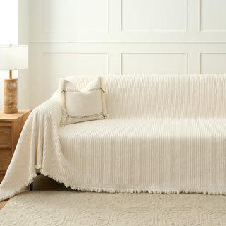 Cozy Ribbed Sofa/Couch Cover