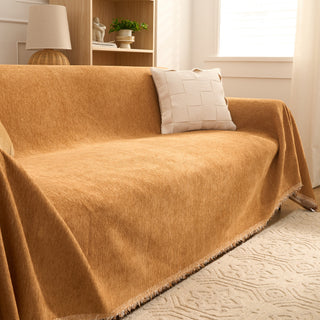 Cozy Luxe Chenille Scratch-Resistant Sofa/Couch Cover