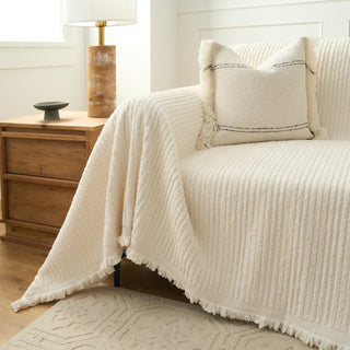 Cozy Ribbed Sofa/Couch Cover