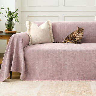 Durable Pet Friendly Herringbone Sofa/Couch Cover