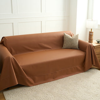 Spill-Resistant Premium Faux Leather Sofa/Couch Cover