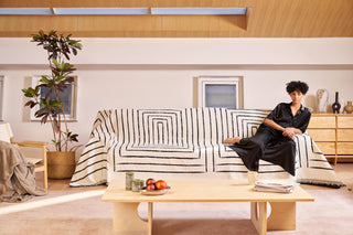 Chic Square Pattern Sofa / Couch Cover