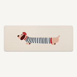 Easy Clean Rug Paris Pup Durable Non-Slip Pet-Friendly Modern Hallway Runner Stain-Resistant