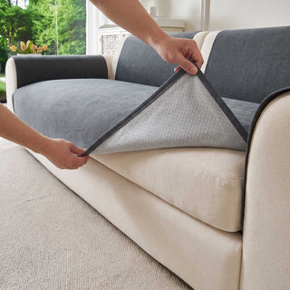 Spill-Resistant Chenille Pet-Friendly Non-slip Sofa Cover