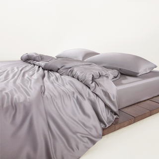 FURRFREE Bamboo Duvet Cover Set- Pet Hair Repellent for Dogs/Cats Family
