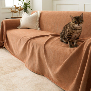 Durable Pet Friendly Herringbone Sofa/Couch Cover