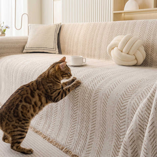 SnuggleTextile Anti-Scratch Washable Sofa Cover
