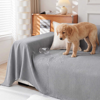 Spill-Resistant AquaLux Sofa/Couch Cover for Pet Owners