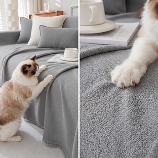 Spill-Resistant AquaLux Sofa/Couch Cover for Pet Owners