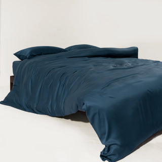 FURRFREE Bamboo Duvet Cover Set- Pet Hair Repellent for Dogs/Cats Family