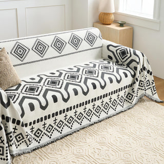 Geometric Boho Sofa Cover