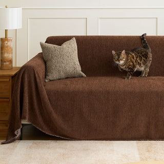 Durable Pet Friendly Herringbone Sofa/Couch Cover
