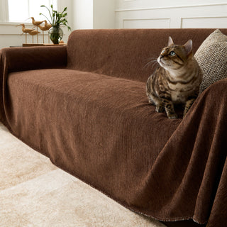 Durable Pet Friendly Herringbone Sofa/Couch Cover