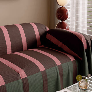 Modern Striped Bold Sofa Cover Anti-Spill Lightweight Stylish Easy-to-Clean Couch Protection for a Cozy Home Upgrade