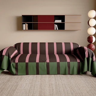 Modern Striped Bold Sofa Cover Anti-Spill Lightweight Stylish Easy-to-Clean Couch Protection for a Cozy Home Upgrade