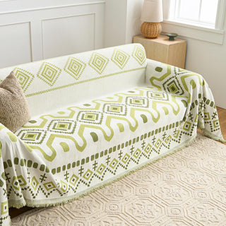 Geometric Boho Sofa Cover