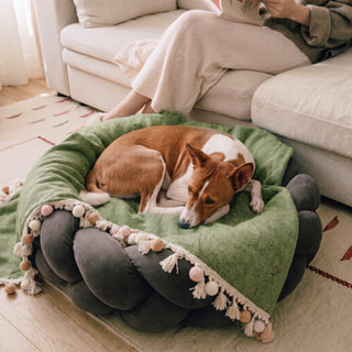 Pet Friendly Herringbone Tassel Luxe Sofa/Couch Cover
