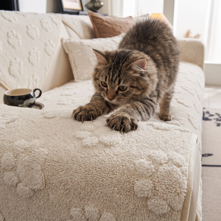 Paw Plush Nonslip Sofa/Couch Cover