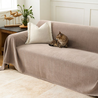 Durable Pet Friendly Herringbone Sofa/Couch Cover
