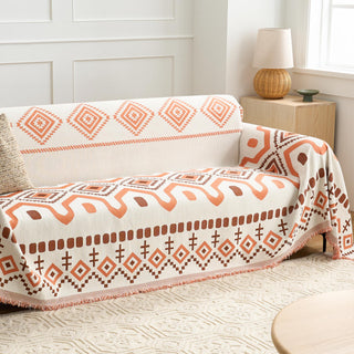 Geometric Boho Sofa Cover