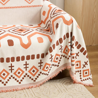 Geometric Boho Sofa Cover