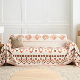 Geometric Boho Sofa Cover